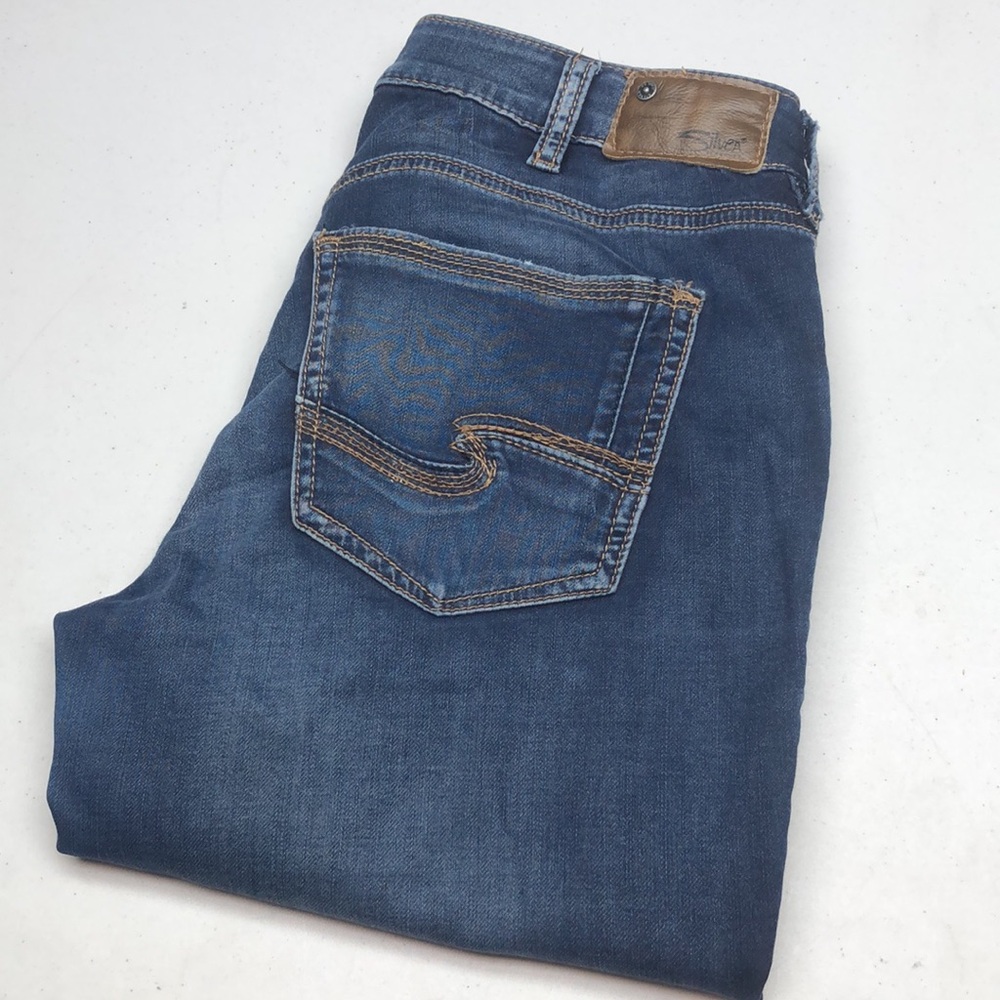 VINTAGE SILVER AIKO HIGH SKINNY JEANS  30x31 ⭐️